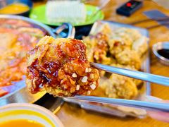 甜辣无骨炸鸡-包装马车·韩国料理·포장마차