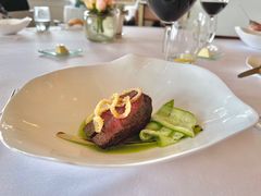 M7+纯种和牛牛柳配烟熏土豆泥-Jean Georges