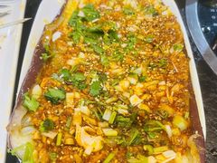 烤蒜香茄子-老何太太鹤岗小串·团建聚餐(龙华店)