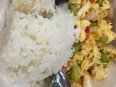 鸡蛋虾仁豌豆-北大学一食堂