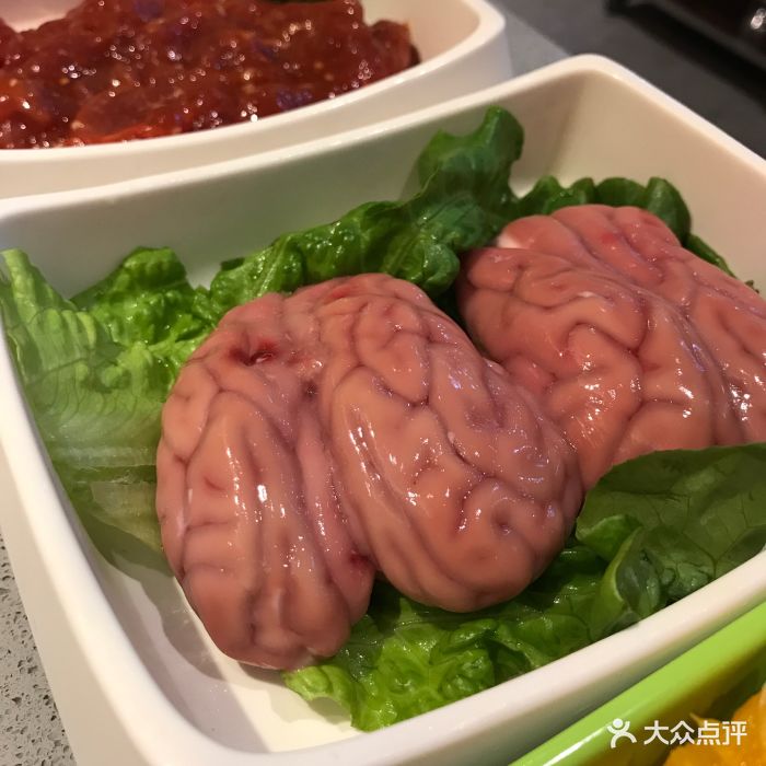 海底捞火锅(新松江城店)猪脑图片 - 第1张