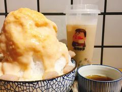 招牌芋泥かき氷-WONDER ICE 萬得冰田(建設路总店)