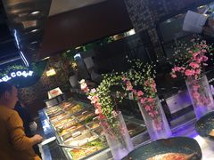 自助取餐区-九寸花汀海鲜烤肉自助(中东迪克店)