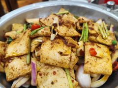 干锅千页豆腐-津鲁园饭店