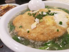豌豆尖煎蛋湯-庆合府重庆大排档(紫都城店)