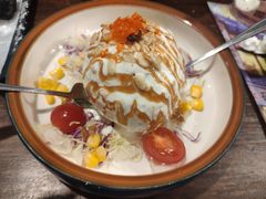 炸温泉蛋土豆泥沙律-仙隐小鹿中華の日料(正弘城店)