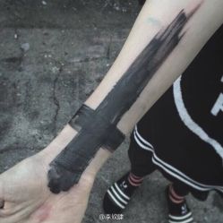 武汉纹身 纹身 刺青 泼墨纹身 水彩纹身 李纹肆-武汉湖佛纹身