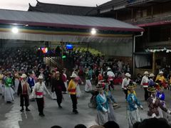 -摩梭传统篝火晚会