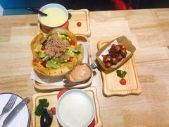 吞拿鱼风味养生沙拉-波比Pizza(新城店)