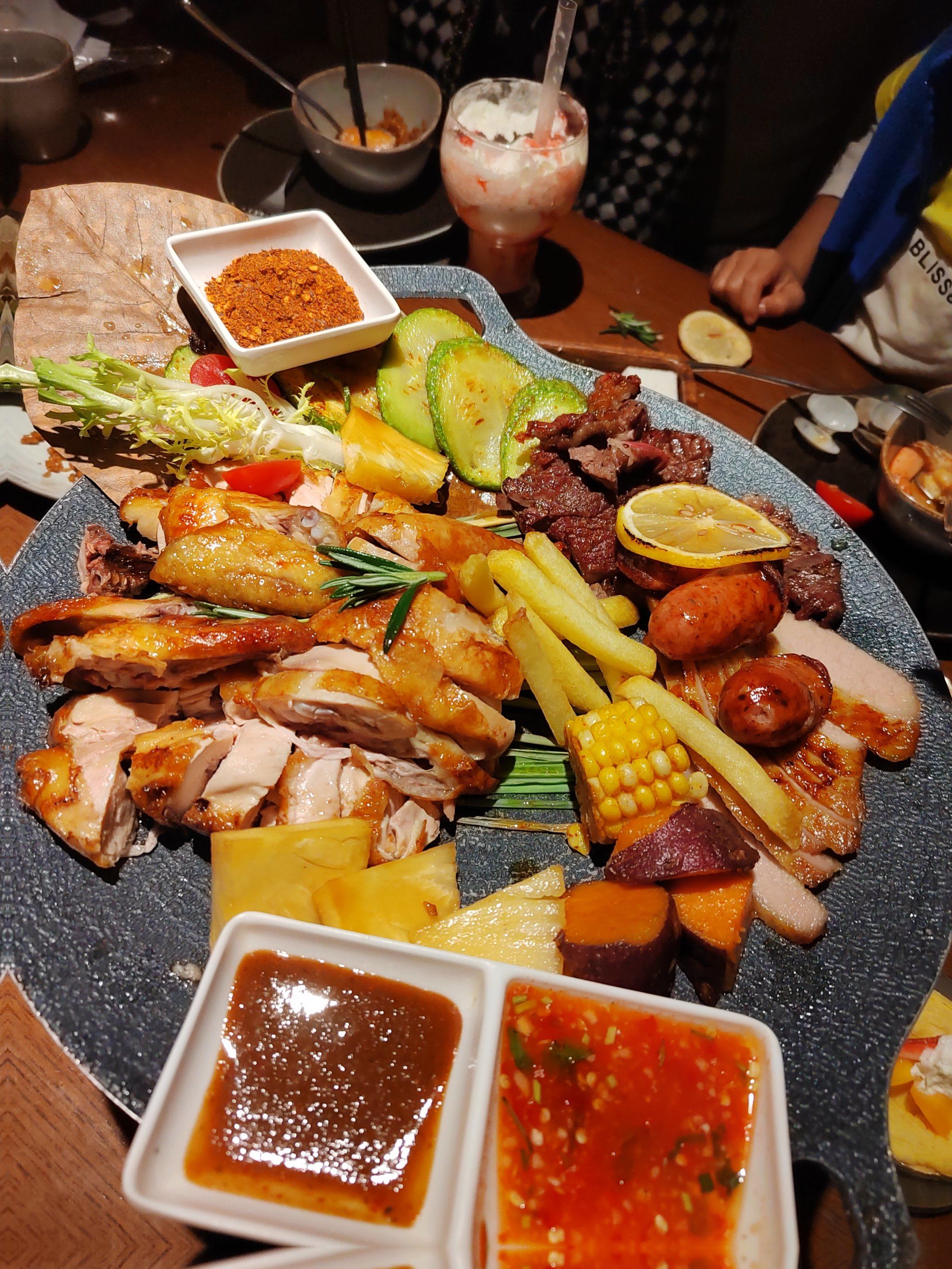 摆盘很精致的泰国菜