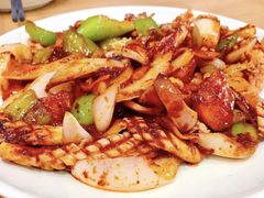辣炒鱿鱼-贤花饭店(城阳店)