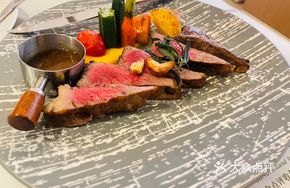 Grilled Grain-Fed M3 Ribeye Steak