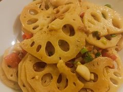 绿茶小炒藕片-绿茶餐厅(西单老佛爷店)