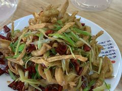 干煸鱿鱼-北戴河庆山饭店·海鲜砂锅粥(北戴河黑石路店)