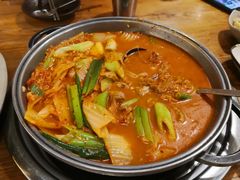 肋排泡菜火锅-包装马车·韩国料理·포장마차