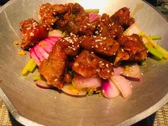 雪花糖醋里脊-绿茶餐厅(乐峰广场店)