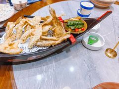 苔菜小黄花-君霖海鲜私房菜(春柳店)