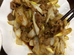 葱爆羊肉-白魁老号饭庄(安内店)