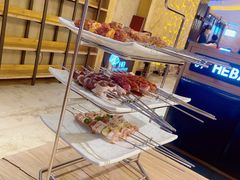 双人套餐中的肉-河坝강뚝烧烤专门店(旗舰店)