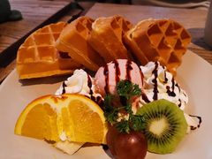 水果冰淇淋松饼-漫咖啡(奥体店)
