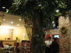 楼下中间的大树-嘉喜来比萨(罗马花园店)