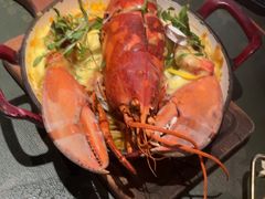 芝士焗波士顿龙虾配意面-第101座花园餐厅(湖滨88店)