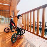 观光车，自行车都在运营 儿童游乐场，沙滩全部关闭