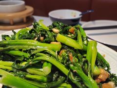 油渣炒菜心-秋色客家菜(南山店)