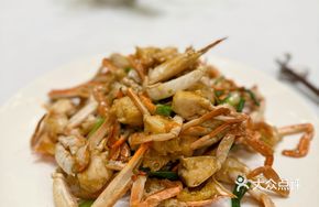 Stir-Fried Flower Crab with Ginger and Scallion