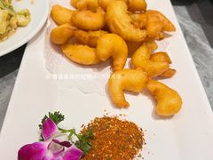软炸虾仁-凯鸽酒楼•雁北民间菜(云冈石窟店)