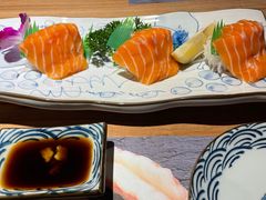 三文鱼刺身-小笠原·日料店