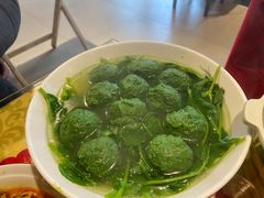 翡翠圆子汤-柏合黄记豆腐皮饭店