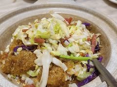椰菜腊肉粉丝煲-香港百合居(LCM置汇旭辉广场店)