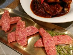 -草家酱蟹炭火烤肉店(珲春南路一店)