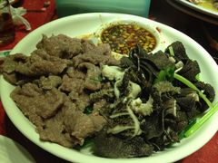 白灼牛肉牛百叶-才佬饭店