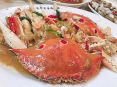 姜葱炒三目蟹-长平老姿娘夜粥(平东一街店)