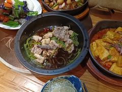 铁盘香煎黑牛肝菌-云海肴云南菜·蒸汽石锅鱼(北京良乡华冠店)