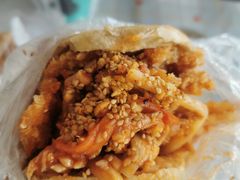 烧饼夹鸡排-烧饼夹全部大饼夹一切