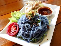 -蝶豆花蓝面条