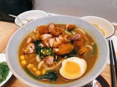 炸鸡块咖喱乌冬面套餐-池奈·日式咖喱蛋包饭(海口万象城店)