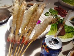 竹签虾-围炉夜话·潮汕卤水火锅(榕江店)