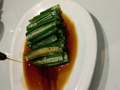 白灼秋葵-宏宴·新京菜(望京店)