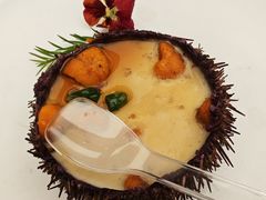 海胆蒸蛋-品海楼·大连海王海肠捞饭·海胆饭(东港店)