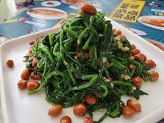 果仁菠菜（美）-撒拉花儿·新疆菜·清真(太阳宫店)