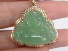 冰糯种翡翠吊坠-华联寄售(威海路店)
