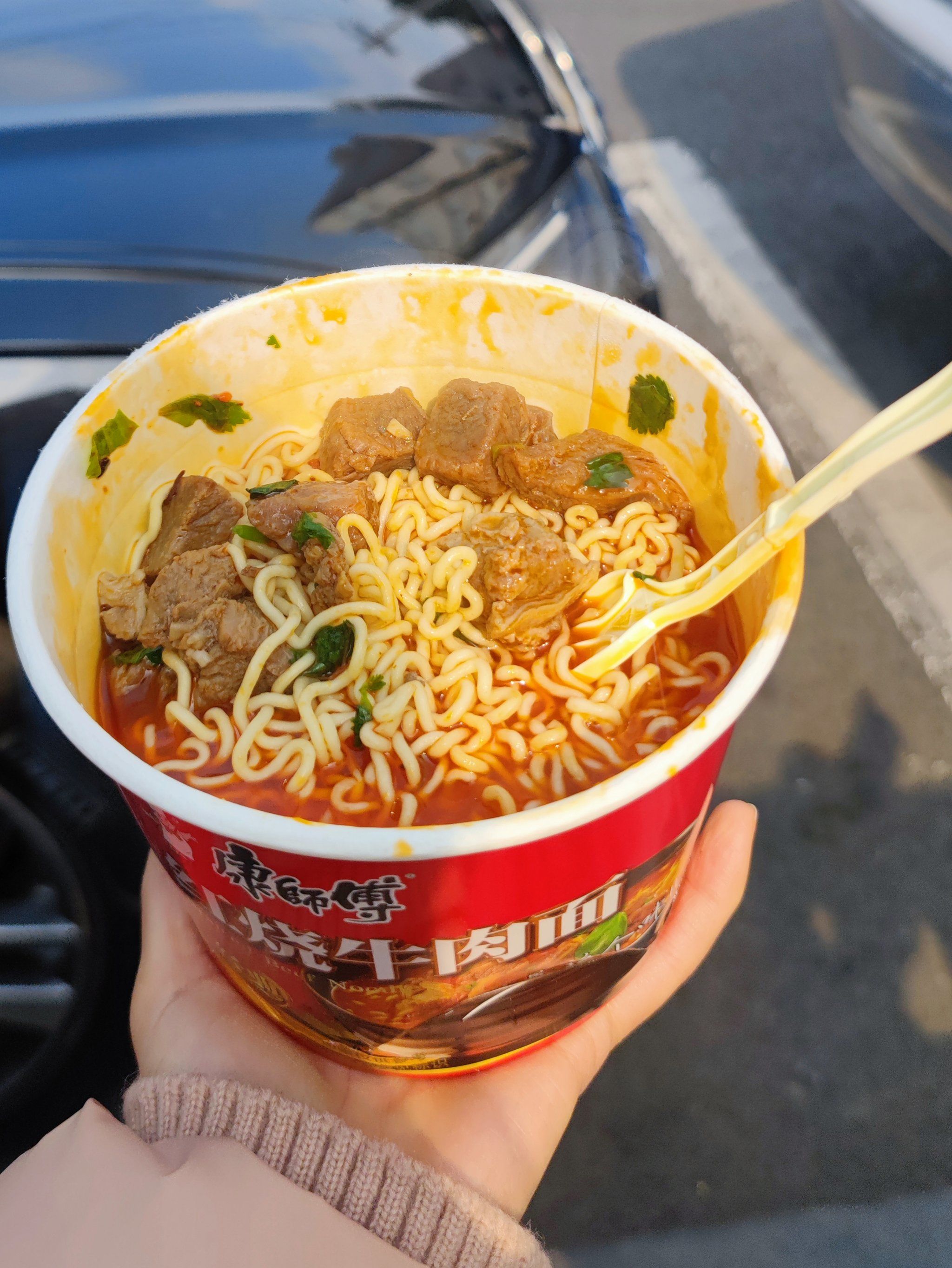 这才是真资格红烧牛肉面撒
晒着太阳🌞吃一碗真资格红烧牛肉面