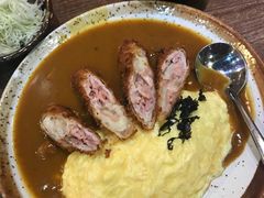 蓝带芝士蛋包饭-犀牛家猪排