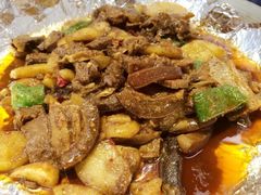 干锅带皮牛肉-全聚贤餐厅·湖北家常菜(沙湖店)