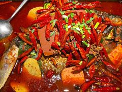 -探鱼·鲜青椒爽麻烤鱼(天河优托邦店)