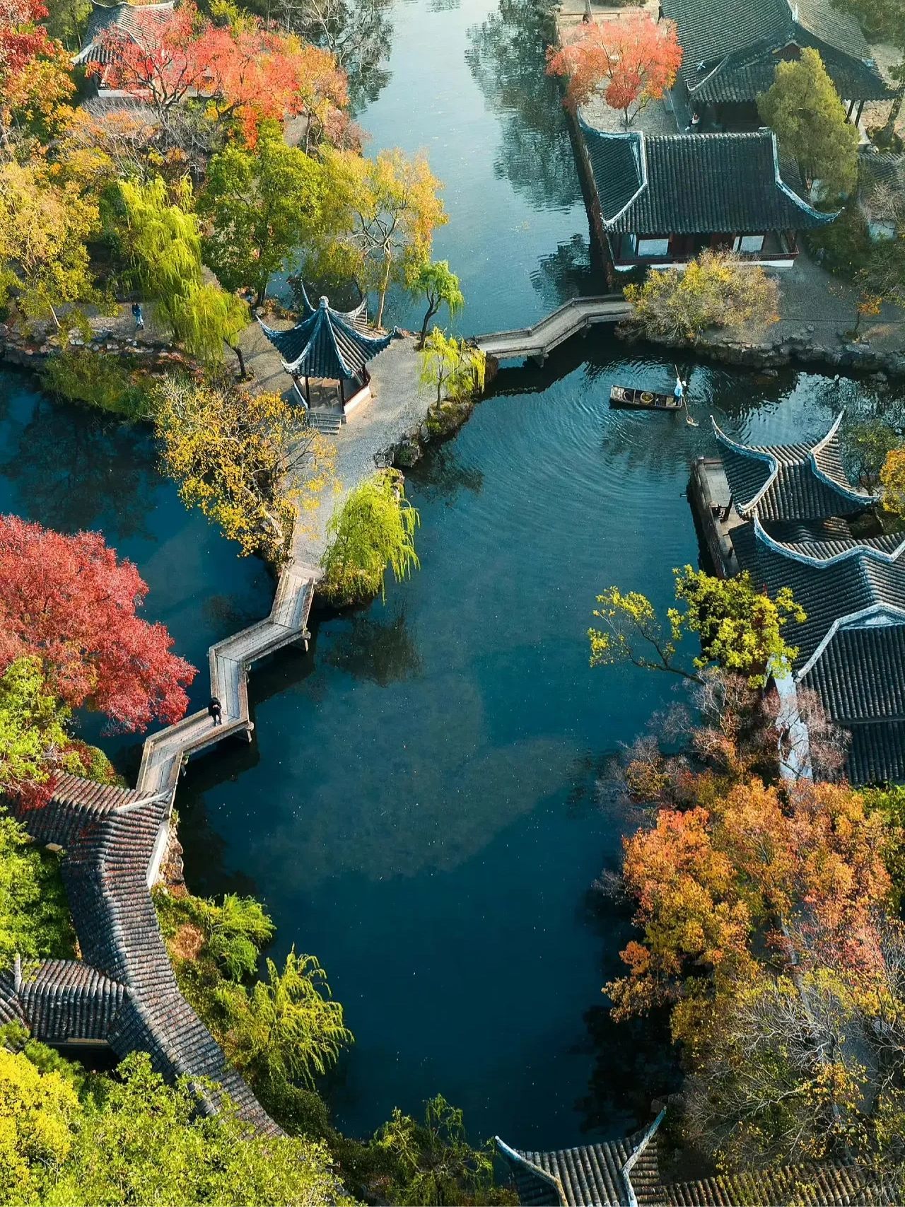 俯瞰拙政园,苏州独有的魅力